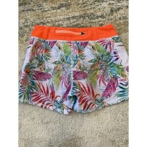 Athleta Girl Printed Record Breaker 3" Short, Size L/12 Multi TROPICAL FLORAL